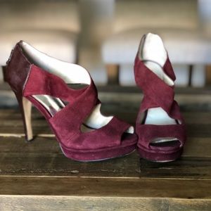 Michael Kors Purple Suede Heels